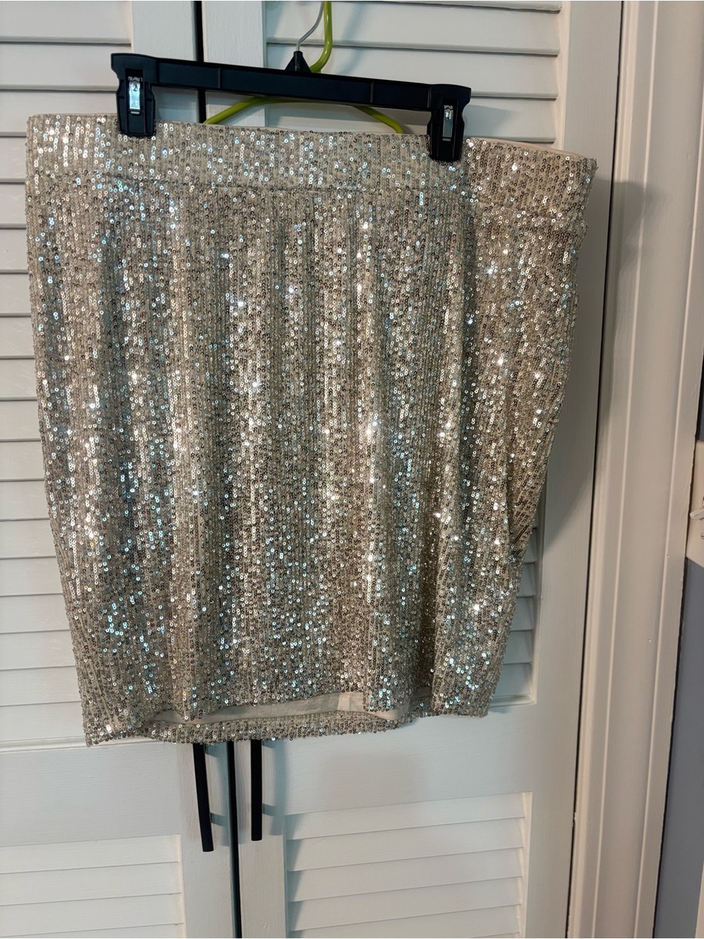 torrid Silver Sequin Mini Skirt